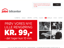 Tablet Screenshot of jobobilcenter.dk